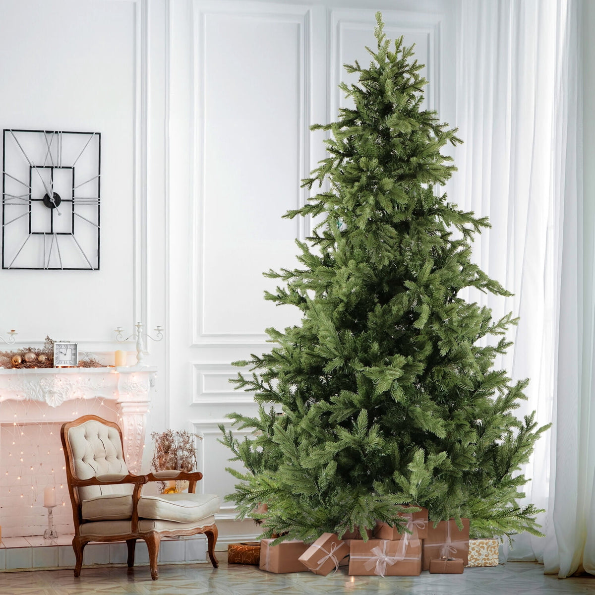 Fraser Hill Farm 6.5-Ft. Foxtail Pine Christmas Tree, FFFX065-0GR