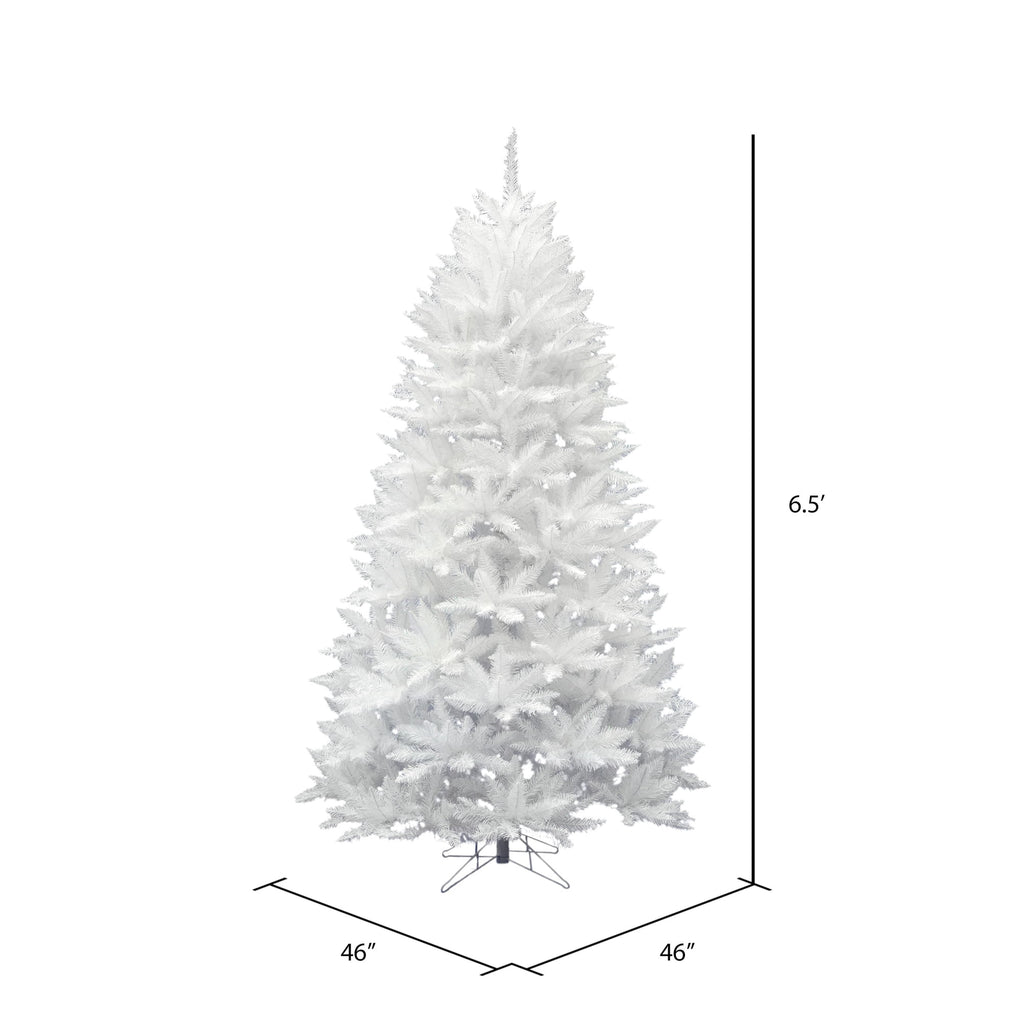 Vickerman 6.5' Sparkle White Spruce Artificial Christmas Tree, Unlit