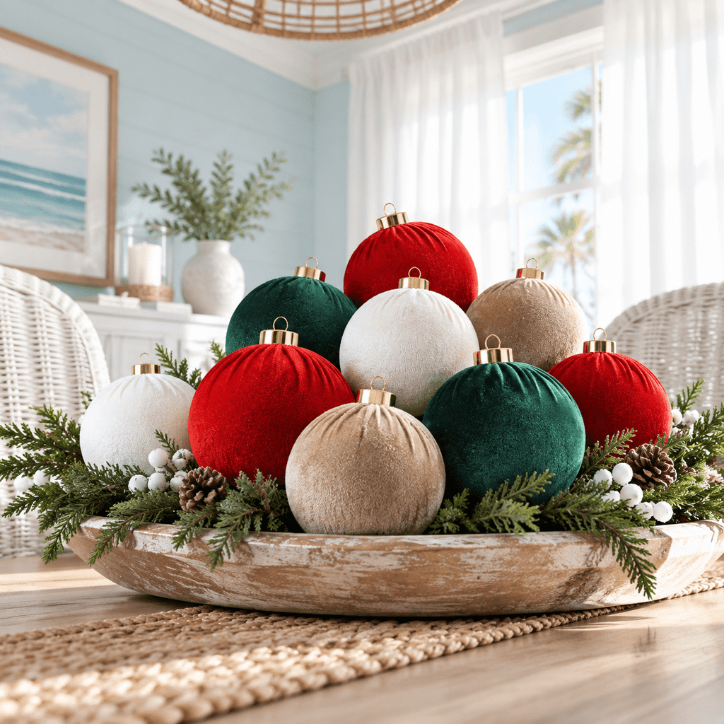 Christmas Ornaments Balls For Tree - 15pink & Teal Shatterproof Xmas Decorations Multicolor Beige 80mm 3.15inch