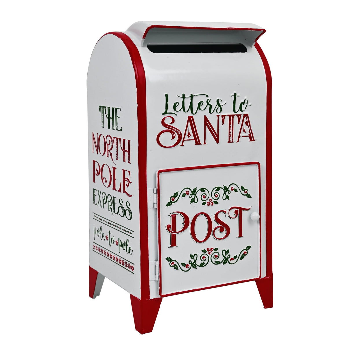 Christmas Mailbox Decoration Santa's Mailbox Letters To Santa Xmas Ornament Tabletop Christmas Decoration