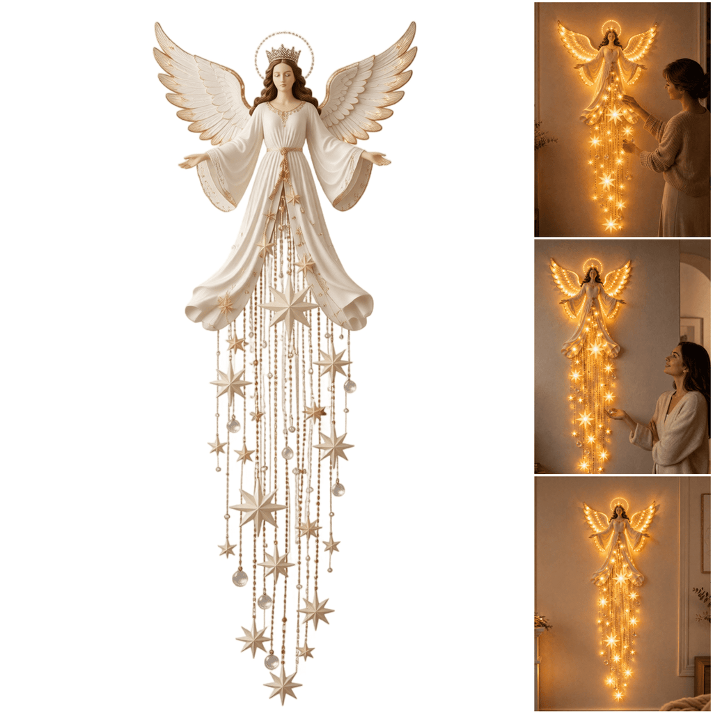 5Pcs Christmas Stair Banister Decoration Lighted Santa Snow Scene Garland for Stair Railing Indoor Holiday Home Ornament