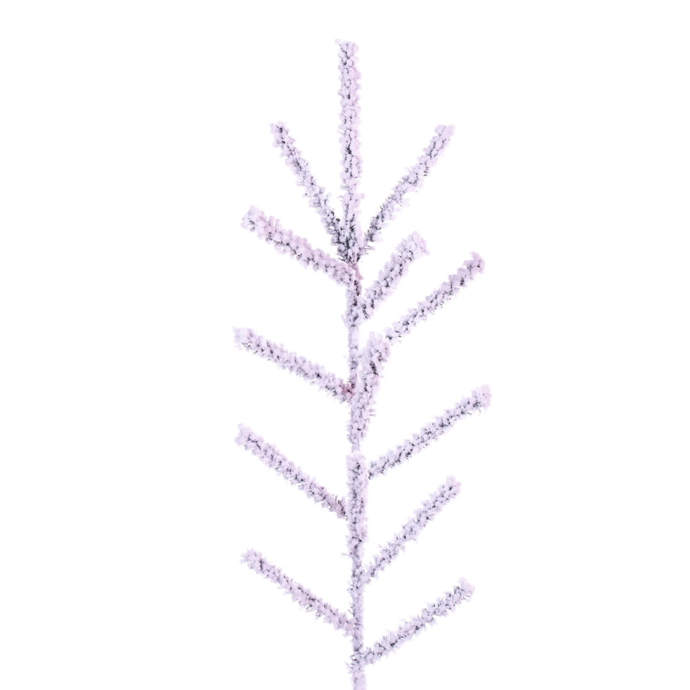 Vickerman 5.5' x 52" Flocked Pistol Pine Artificial Unlit Christmas Tree.