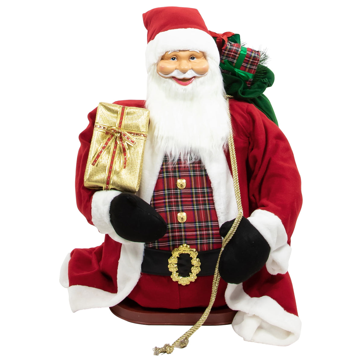 Northlight 72" Country Santa Claus Standing Christmas Figure
