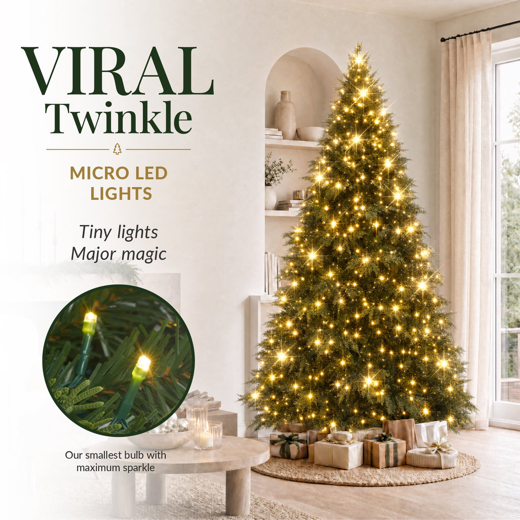 Best Choice Products Pre-Lit Cedar Cypress Christmas Tree w/Twinkling Lights, 6ft Holiday Decor, White & Multicolor LEDs