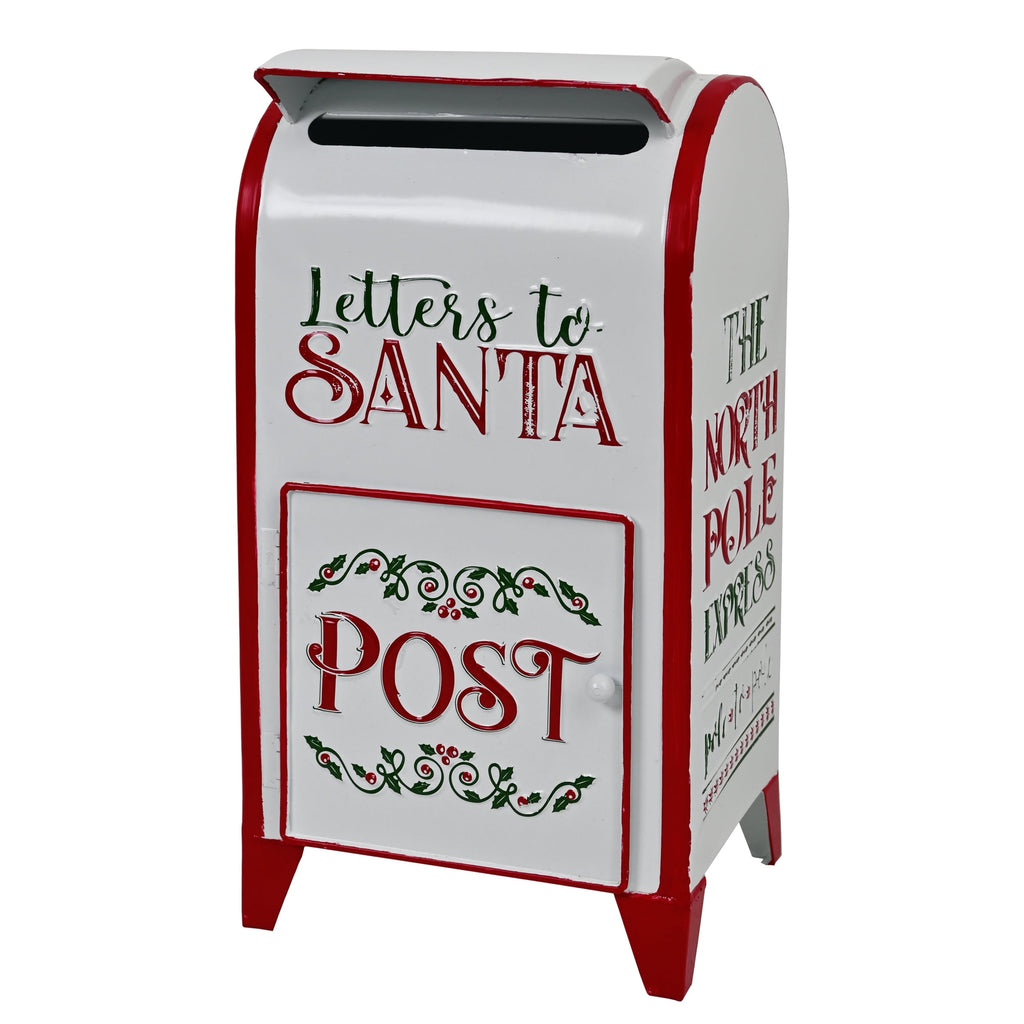 Christmas Mailbox Decoration Santa's Mailbox Letters To Santa Xmas Ornament Tabletop Christmas Decoration