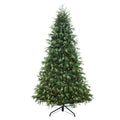 7.5' Pre-Lit Cedar Green Artificial Christmas Tree with 400 Warm White Twinkle LED Lights and Stand, by Holiday Time