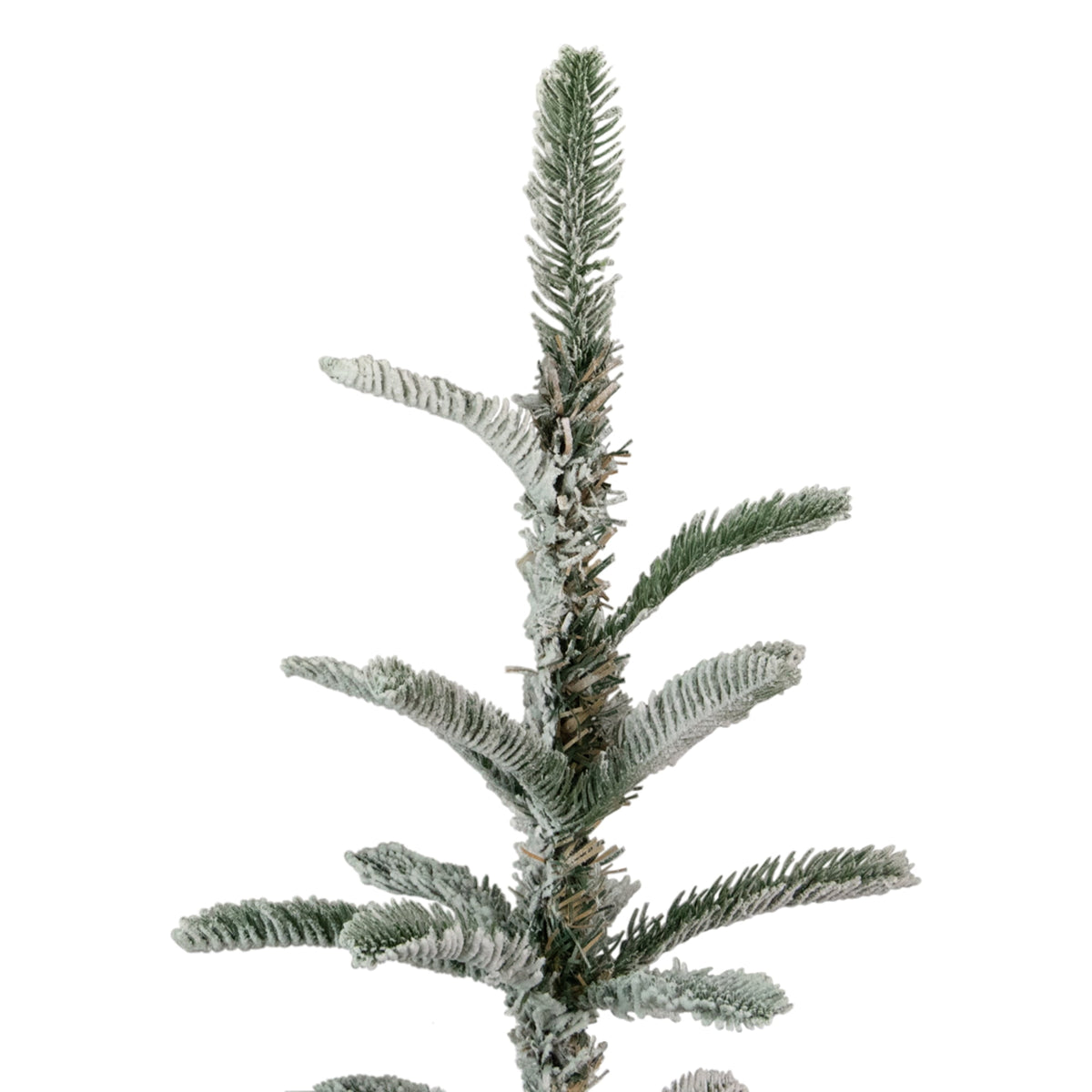 4.5' Flocked Noble Fir Artificial Christmas Tree - Unlit