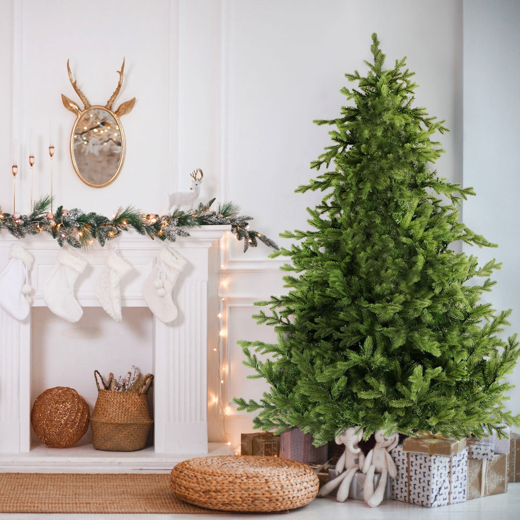 Fraser Hill Farm Woodside Pine 7.5 ft Christmas Tree, FFWS075-0GR