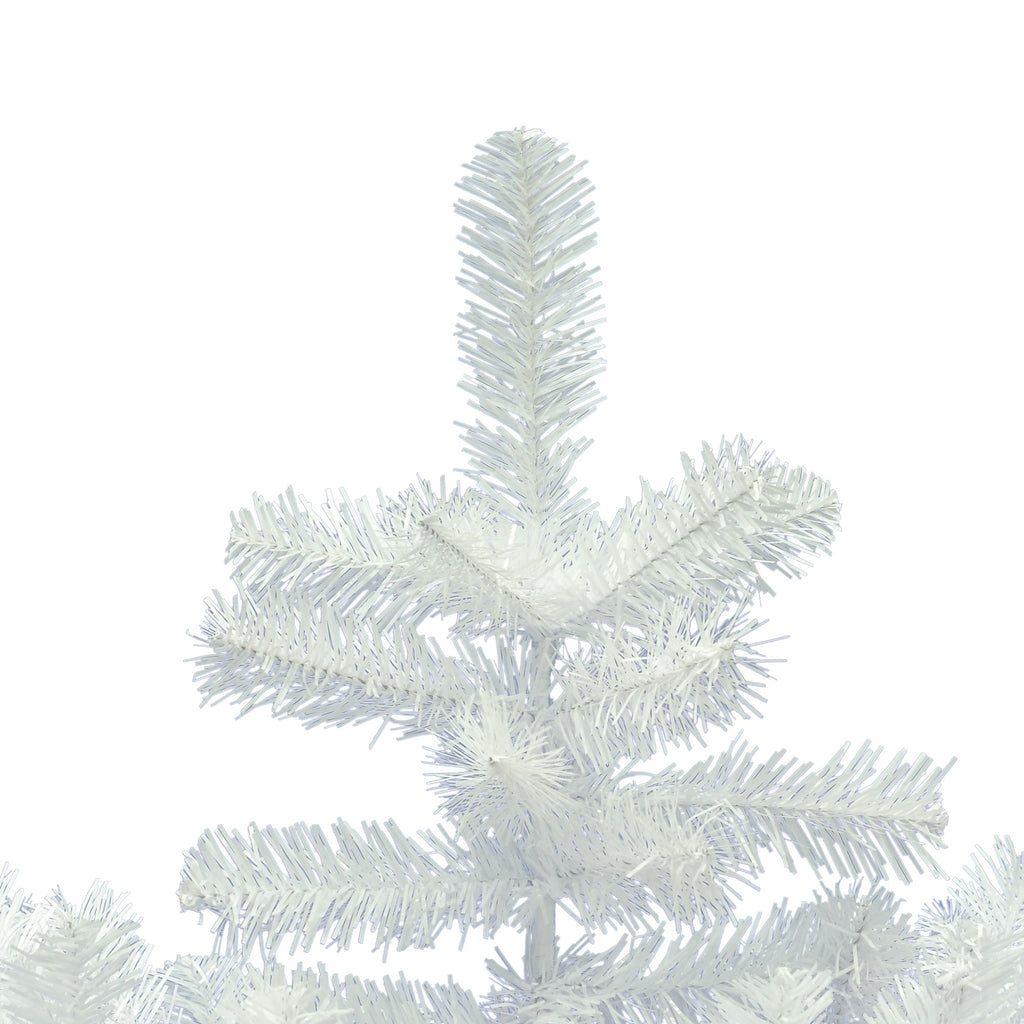 Vickerman 6.5' Crystal White Pine Slim Artificial Christmas Tree, Unlit