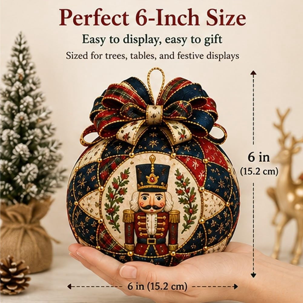Christmas Classics Patchwork Ornament DIY Kit, Holiday Decorations (ALL)