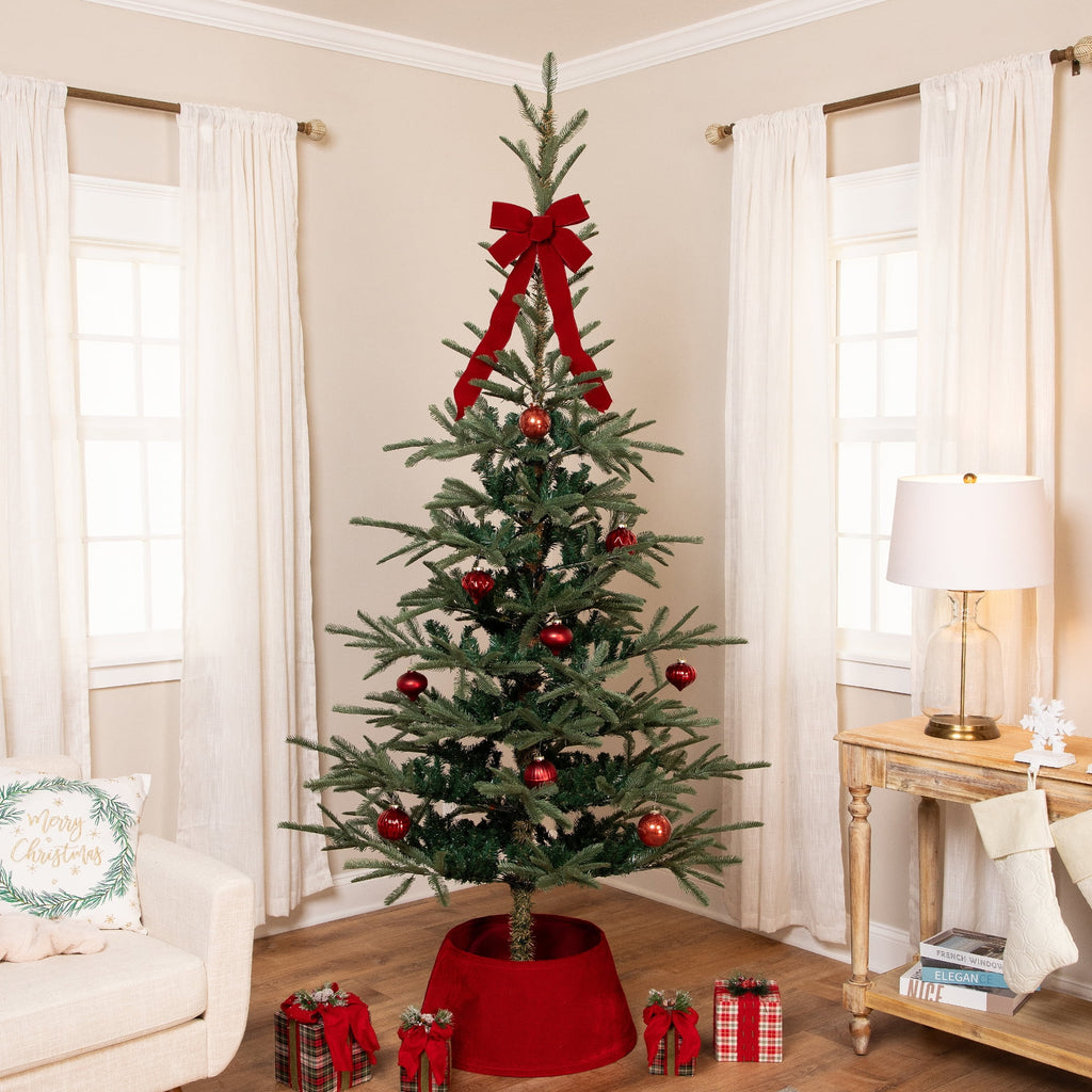 Northlight Real Touch™ Layered Nordmann Fir Artificial Christmas Tree - 7.5' - Unlit