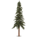 Vickerman 8' Natural Alpine Artificial Christmas Tree, Unlit - Faux Christmas Tree - Seasonal Indoor Home Decor