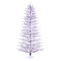 Vickerman 9' x 53" Flocked Slim Pistol Pine Artificial Unlit Christmas Tree.