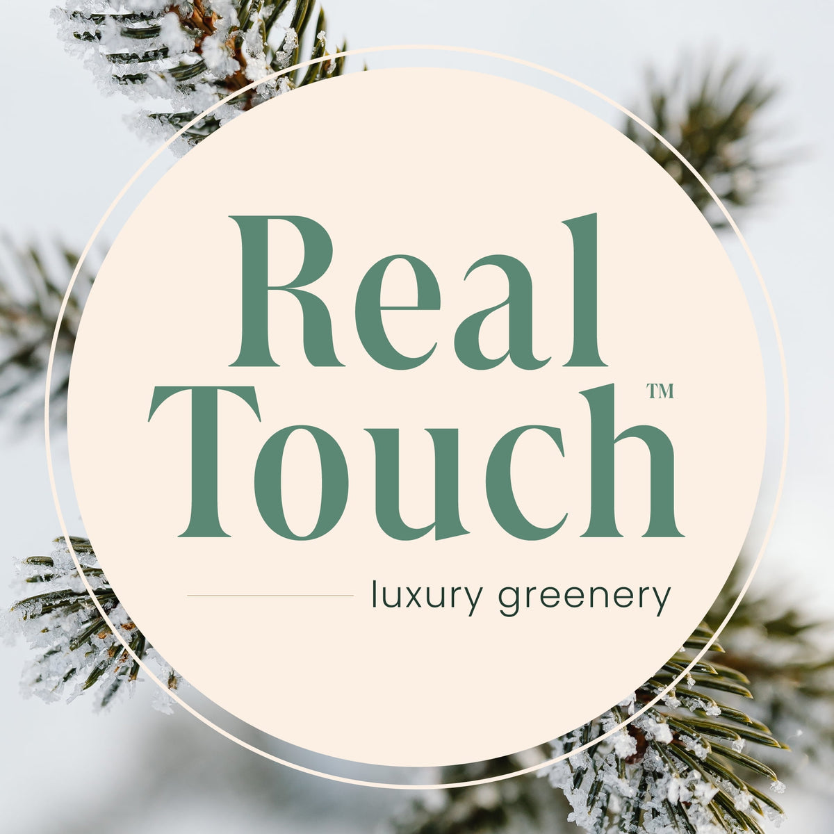 Northlight Real Touch™️ Slim Flocked Nordmann Fir Artificial Christmas Tree - 6.5' - Unlit