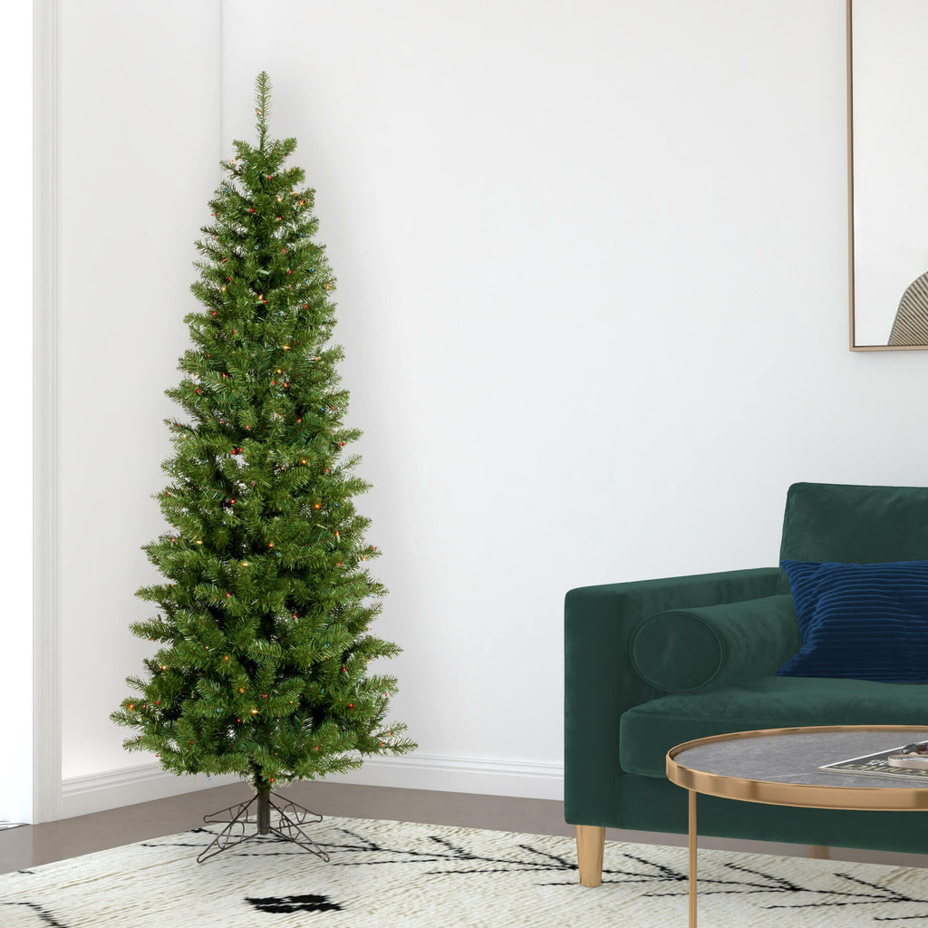 Vickerman 8.5' Salem Pencil Pine Artificial Christmas Tree, Unlit