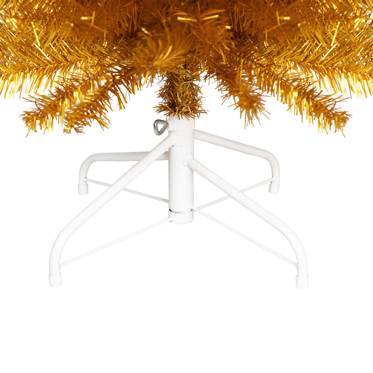 Northlight Pencil Gold Tinsel Artificial Christmas Tree - 6' - Unlit