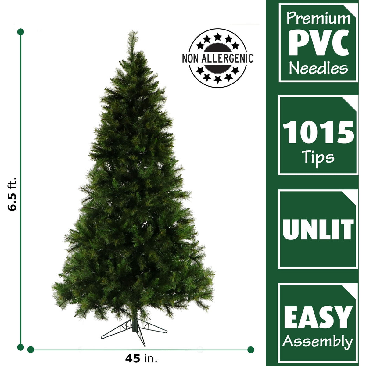 Fraser Hill Farm 6.5-Ft. Canyon Pine Christmas Tree, FFCM065-0GR