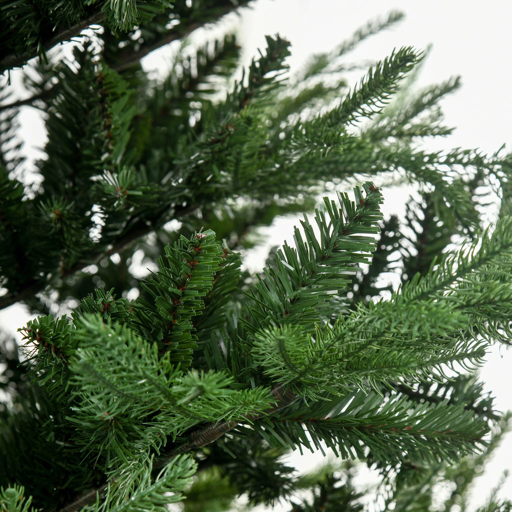 HOMCOM Artificial Christmas Tree Holiday Xmas Tree with Pine Shape